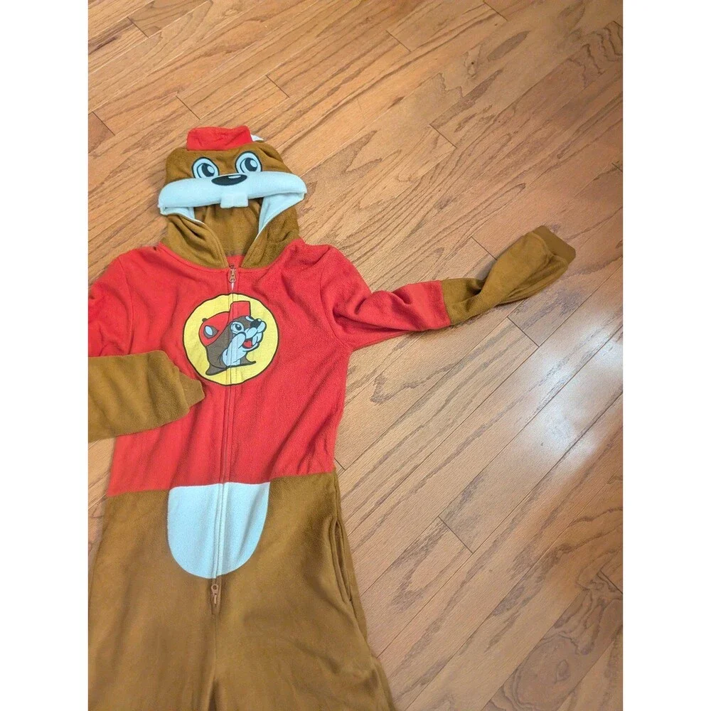 Buc-ee's Beaver Costume Onesie Halloween Youth M/L